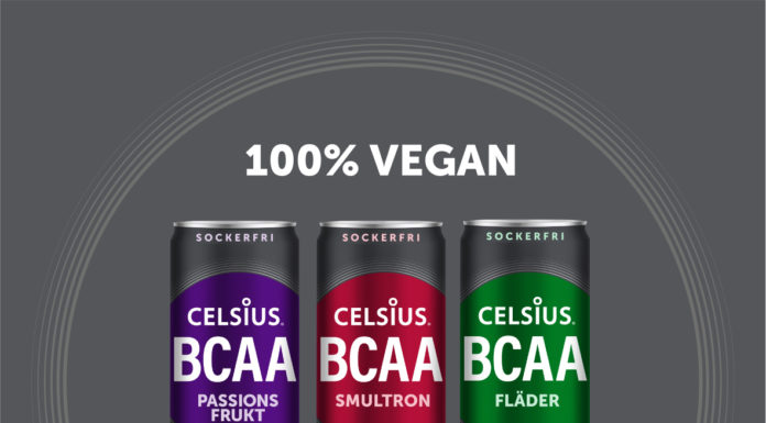 Celsius lanserar BCAA-dryck