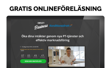 Onlineföreläsning: Öka dina intäkter genom nya PT-tjänster och effektiv marknadsföring