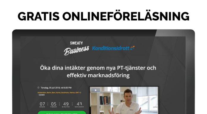 Onlineföreläsning: Öka dina intäkter genom nya PT-tjänster och effektiv marknadsföring