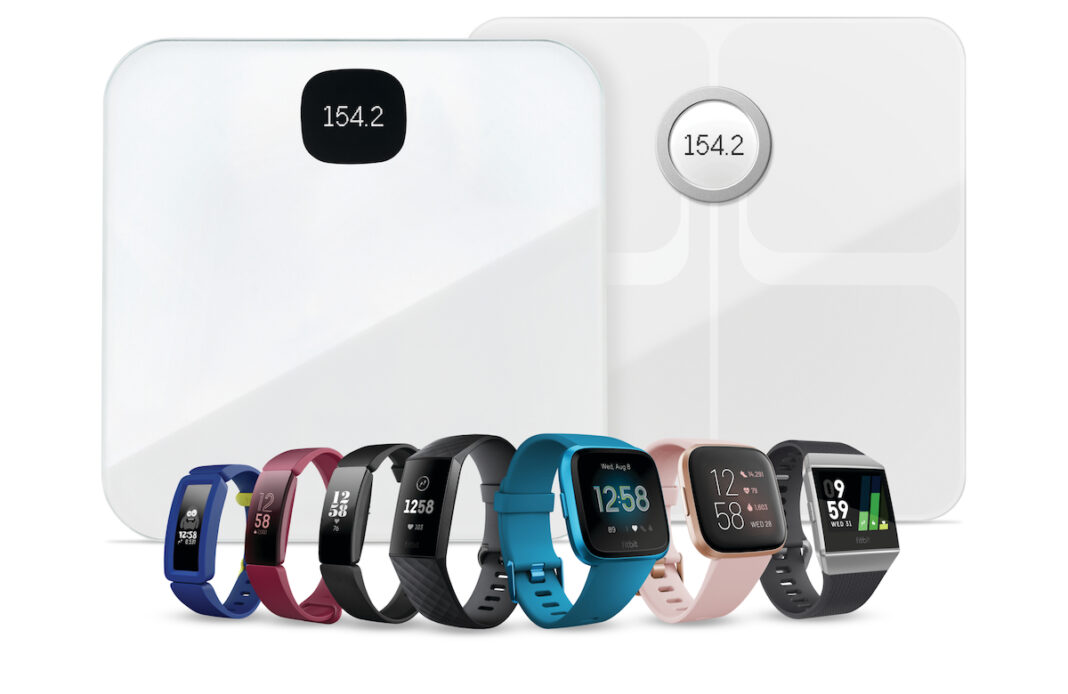 Full Fitbit smartwatch, tracker, and scale family image for 2019 Q3.