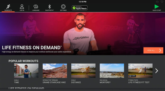 Life Fitness On Demand – instruktörsledda pass direkt i konditionsutrustningen