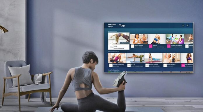 Samsung adderar hemmaträningsplattform till sina nya smarta tv:s