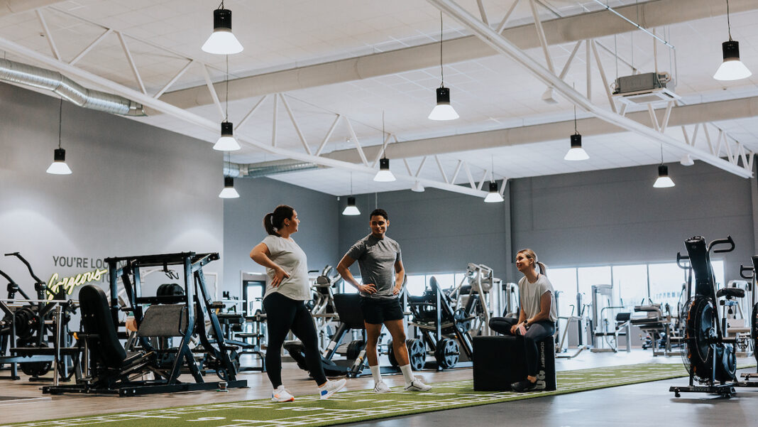 STC gym i Hagastaden Solna i Stockholm