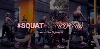 Gymleco stödjer återigen Bröstcancerförbundet med sin egna Squat for Boobs-kampanj