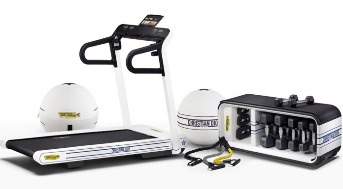 Dior i samarbete med Technogym kring träningsutrustning