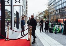 Invigning Under Armour Brand House i Stockholm