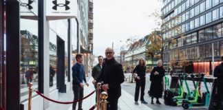 Invigning Under Armour Brand House i Stockholm
