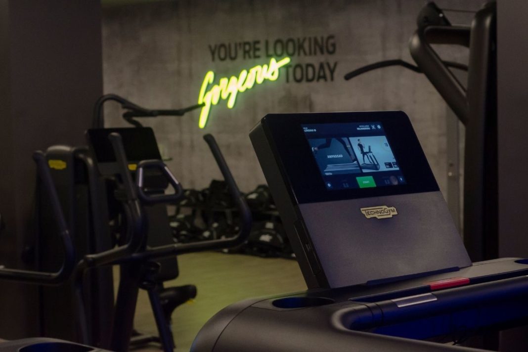 Löpband på STC gym