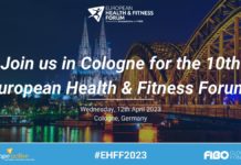 Anmälan till European Health & Fitness Forum (EHFF) 2023 är öppen