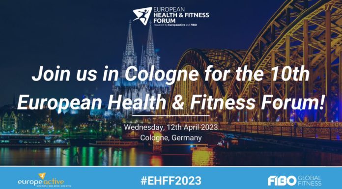 Anmälan till European Health & Fitness Forum (EHFF) 2023 är öppen