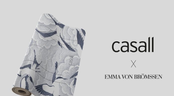 Casalls samarbete med konstnären Emma von Brömssen gör yogamattan till heminredning