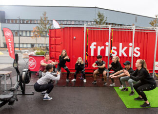 Friskis Pop up-gym besöker skolor under hösten