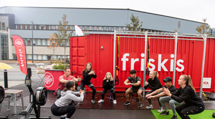 Friskis Pop up-gym besöker skolor under hösten