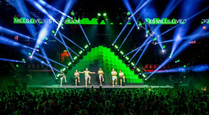 Les Mills Nordic skakade liv i Stockholm med ett rekordartat event Les Mills Live Avicii Arena