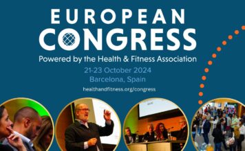 European Congress arrangeras i Barcelona 21-23 oktober European Congress 2024 by Health and Fitness Association