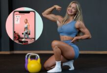 Denice Moberg lanserar träningsappen SheStrong för att inspirera kvinnor Träningsprofilen Denice Moberg och hennes träningsapp SheStrong