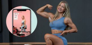 Denice Moberg lanserar träningsappen SheStrong för att inspirera kvinnor Träningsprofilen Denice Moberg och hennes träningsapp SheStrong