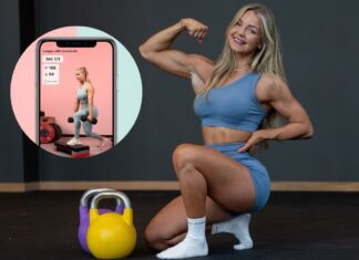 Denice Moberg lanserar träningsappen SheStrong för att inspirera kvinnor Träningsprofilen Denice Moberg och hennes träningsapp SheStrong