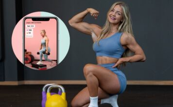 Denice Moberg lanserar träningsappen SheStrong för att inspirera kvinnor Träningsprofilen Denice Moberg och hennes träningsapp SheStrong