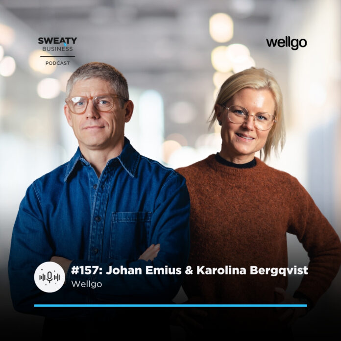 Johan Emius och Karolina Bergqvist från Wellgo