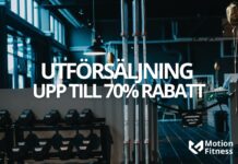 Utförsäljning hos Motion Fitness 28-29 november Motion Fitness
