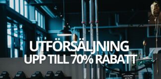 Utförsäljning hos Motion Fitness 28-29 november Motion Fitness