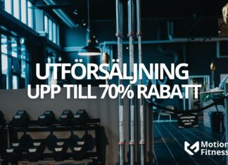 Utförsäljning hos Motion Fitness 28-29 november Motion Fitness