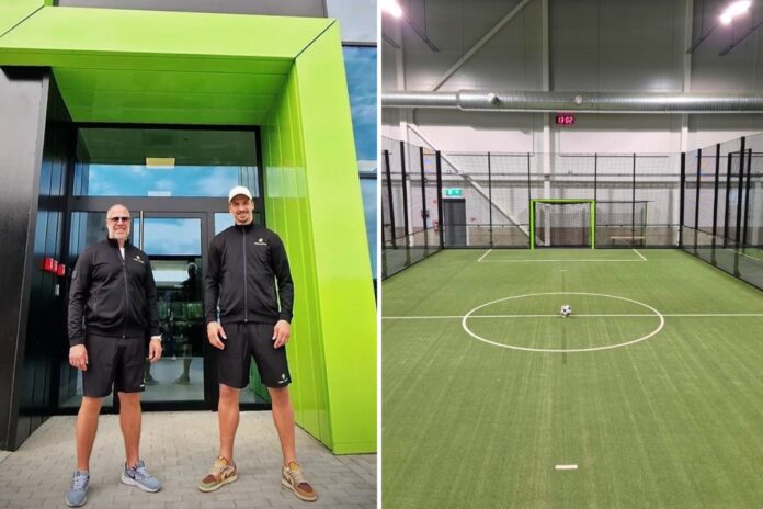 Thomas Sandström och Zlatan Ibrahimovic Padel Zenter