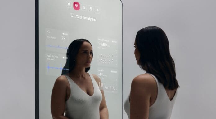 Spegel, spegel på väggen där: konceptprodukten Withings Omnia visar din hälsa på ett nytt sätt Withings_Omnia_mirror