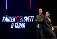 Kärlek, svett och tårar – Ny svettig dejtingserie kombinerar träning och romantik Kärlek, svett och tårar. Programledare Mårten Nylén och Berna Berna Inceoglu