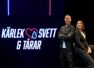 Kärlek, svett och tårar – Ny svettig dejtingserie kombinerar träning och romantik Kärlek, svett och tårar. Programledare Mårten Nylén och Berna Berna Inceoglu