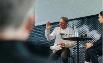 Sensopro samlade branschexperter på On:s huvudkontor i Zürich Olivier Bernhard, grundare ON