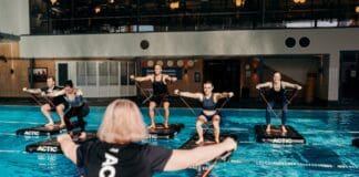 Actic lanserar Aqua Float – en ny träningsupplevelse på vatten Actic Aqua Float träning på vatten