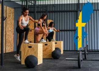 Temperaturmätning på svenska CrossFit-gym: storstäderna