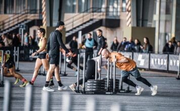 HYROX återvänder till Stockholm – större än någonsin och med VM 2026 i sikte Hyrox Sled Push