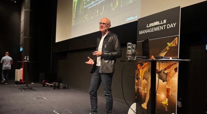 Phillip Mills gästade Stockholm under LES MILLS Management Day