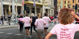 Ingen ska behöva springa för livet – initiativ lyfte trygghetsfrågan under Tjejmilen