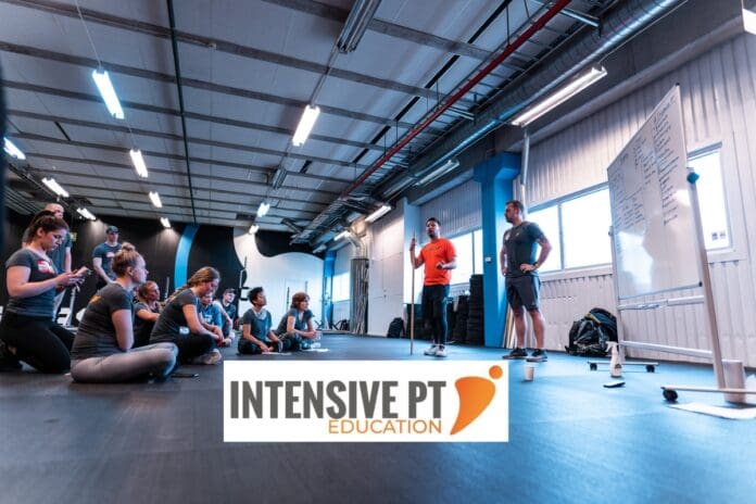 INTENSIVE PT MED LOGGA