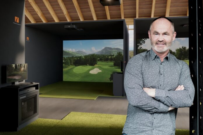 Magnus Wilhelmsson Nordic Wellness i golfsimulator