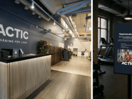 Nenda tar plats på Actics anläggningar – retail media gör entré på gymgolvet