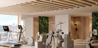 Technogym lanserar Sand Stone Collection – naturinspirerad design för moderna wellnessmiljöer