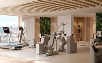 Technogym lanserar Sand Stone Collection – naturinspirerad design för moderna wellnessmiljöer