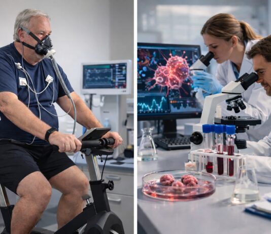 Forskning: Tio minuters intensiv träning kan bromsa signaler som driver cancerceller