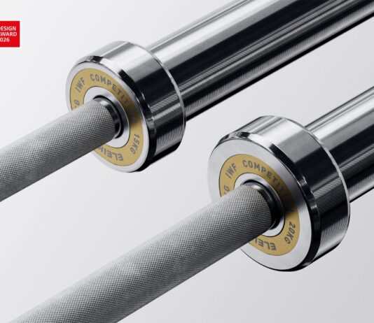 Eleiko IWF Weightlifting Competition Bar vinner iF DESIGN AWARD 2026