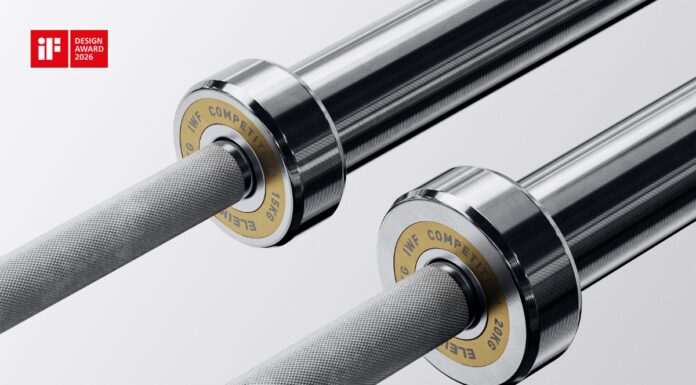 Eleiko IWF Weightlifting Competition Bar vinner iF DESIGN AWARD 2026