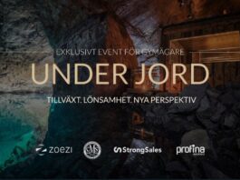 Zoezi bjuder in gymägare till inspirationsdag 80 meter under jord