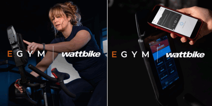 Bild på EGYM och Wattbike integreras