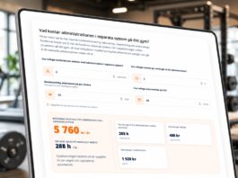 Vad kostar det manuella arbetet egentligen för ditt gym? Testa kalkylatorn!