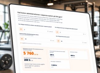 Vad kostar det manuella arbetet egentligen för ditt gym? Testa kalkylatorn!