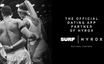 HYROX utökar samarbetet med dejtingappen Surf